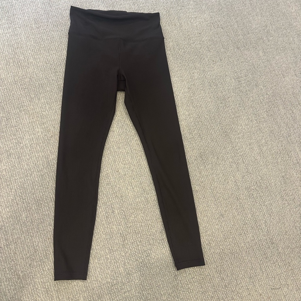 Athleta brown Elation Rib Tights worn once